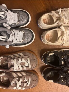 Toddler Girl Sneaker Bundle - Adidas, Keds x Kate Spade, OshKosh
